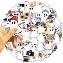 50 cute ghost graffiti stickers to decorate guitar laptop suitcase DIY waterproof stickers - Multicolor - View 2