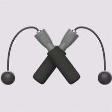 無線跳繩,專業健身器材,用於室內/室外有氧訓練和脂肪燃燒,可調節,適合成人