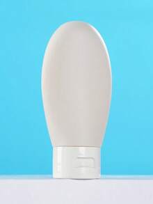 1入組60ml灰色北歐風格絨面pe軟管泵瓶,適用於化妝品包裝或旅行洗漱用品(洗髮水,潤膚乳,洗面奶,沐浴露) - 灰色 - 查看 3