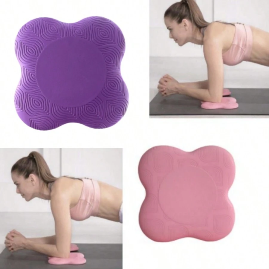 1 Miếng Yoga Tấm đệm đầu gối Dày Bằng phẳng Ủng hộ Tấm lót & Bộ bảo vệ khuỷu tay Có thể mang đi Khỏe mạnh Tấm lót - Màu tím - Xem 1