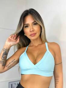 Women Sports Sets - Baby Blue - View 1