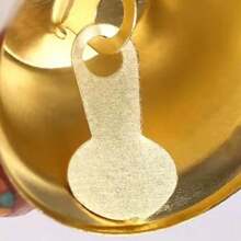 Christmas Handmade Diy Bell Parts, Including Gold-colored Open Bells, Horn-shaped Bells, Bell Rings, And Copper Bells - Gold - View 4
