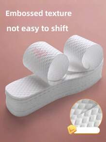 10對/入一次性鞋墊,吸汗透氣、抗臭味,男女均適用,超薄、防滑,適用於赤腳穿著的夏季訓練鞋墊