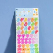 Rainbow Cartoon Collection Diy Decorative Sticker - Beige - View 3