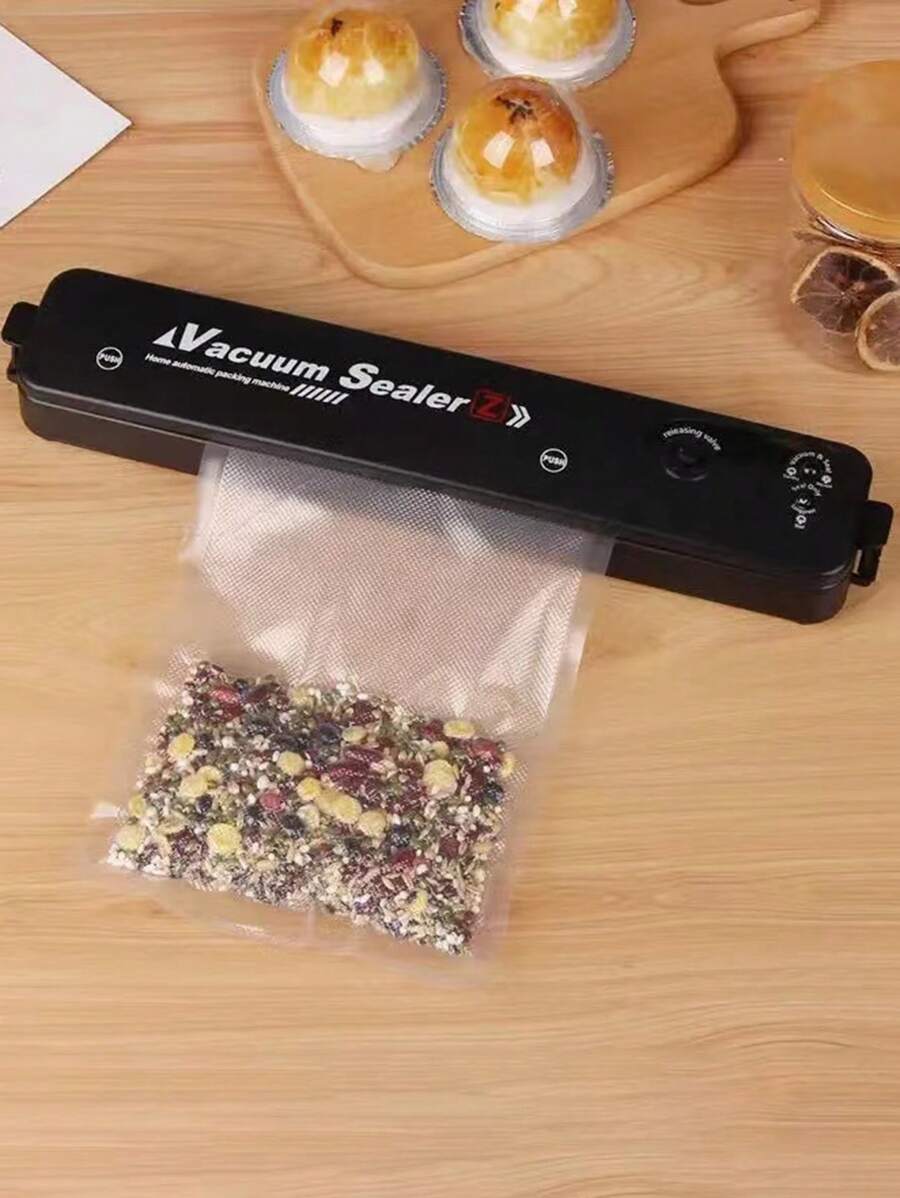 Vacuum Sealing Machine Vacuum Sealing Film Vacuum Sealing Machine Vacuum Sealing Machine Food Packaging Finishing Machine Kitchen Tool - Black - View 1