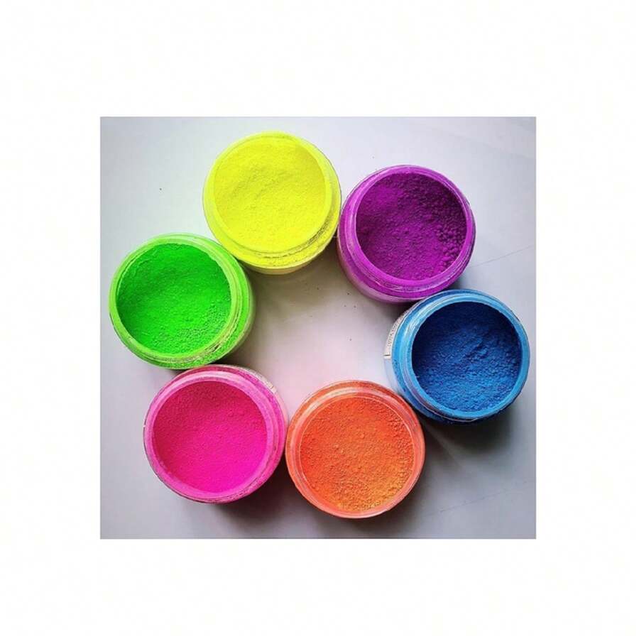 Fluorescent Pigments Dyes For Candles 7 Colors - pink, violet, green, blue, yellow, orange, fuchsia - View 1