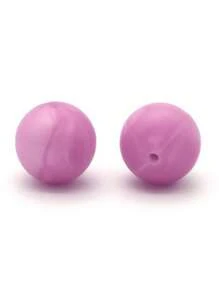 20入組15mm矽膠珠子,適用於嬰兒咬咬和diy珠寶製作,糖果色圓形散珠 - 彩色 - 查看 24