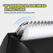 Manscaped 男士球部修剪器,電動身體削毛套裝,完美的美容工具,濕/乾充電男用刮鬍刀清倉,襠部和陰毛護理衛生刀片,家用理髮器 - 男性禮物 - 藍色 - 查看 6