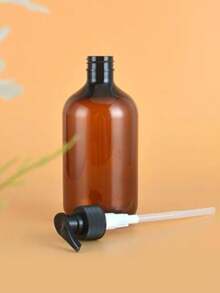 1入組300毫升(啡色)行李箱便攜式按泵瓶 - 適用乳液、沐浴露和洗髮水等 - 棕色 - 查看 6