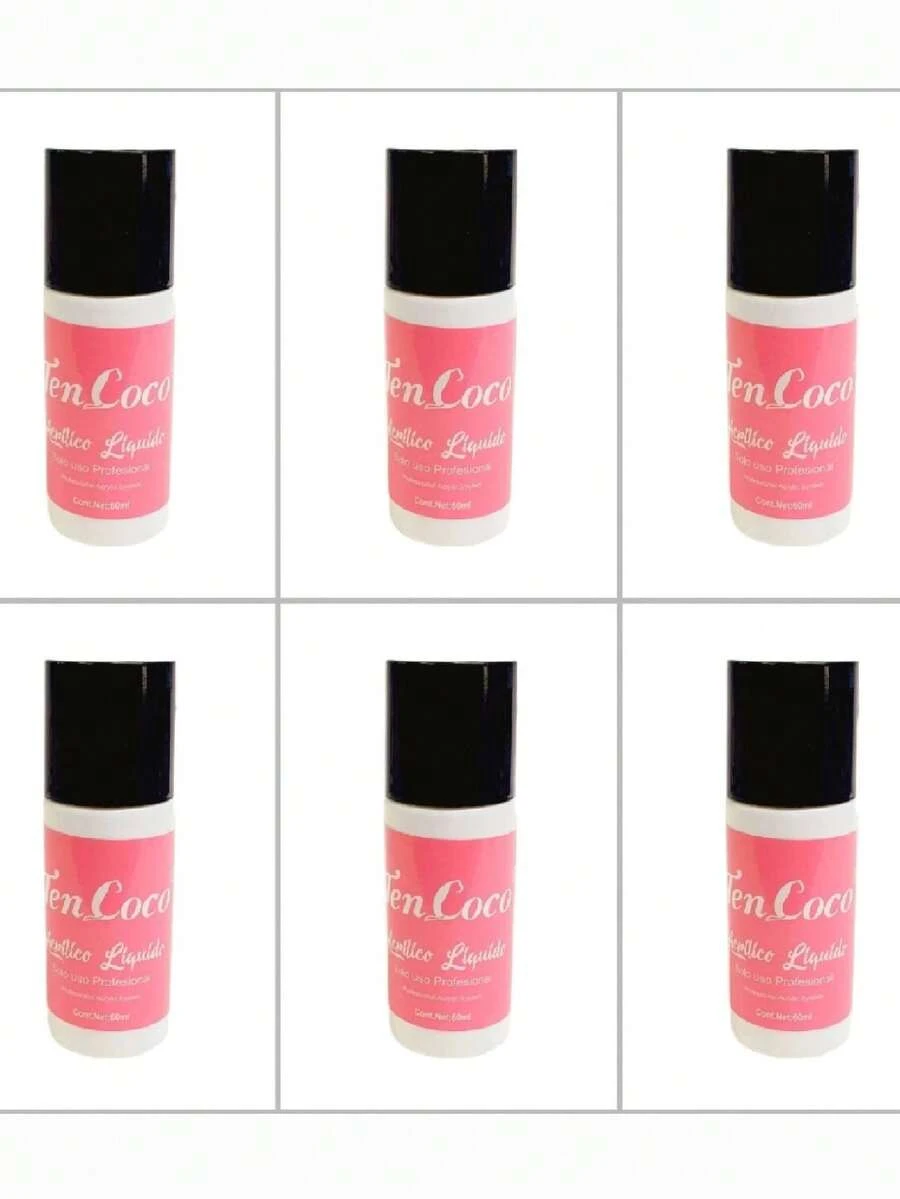 Paquete 6 piezas de monómero liquido acrílico para uñas - Multicolor - Ver 1