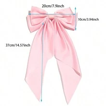 3 件优雅复古纯色发饰，带丝带飘带，适合日常佩戴、礼物、聚会、学校 - 彩色 - 查看 3