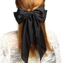 3 件优雅复古纯色发饰，带丝带飘带，适合日常佩戴、礼物、聚会、学校 - 彩色 - 查看 6