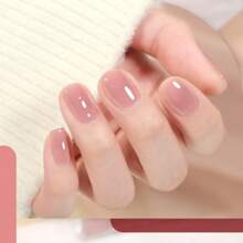 GAOY Rose Garden Jelly Gel Nail Polish of 6 Transparent Nude Red Pink Brown Colors Sheer Gel Polish Kit for Salon Gel Manicure and Nail Art DIY at Home - Vườn hoa hồng - Xem 3