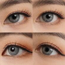 Magister彩色隱形眼鏡14.2mm 2片裝,0.00度散光灰色自然外觀,適合日常或旅行佩戴 - 冷灰色 - 查看 5