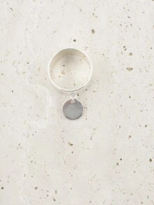 1pc Minimalist Geometric Ring - single ring - View 4