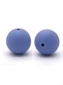 20入組15mm矽膠珠子,適用於嬰兒咬咬和diy珠寶製作,糖果色圓形散珠 - 彩色 - 查看 116