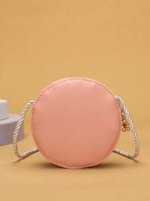 Kids' Mini Coin Purse Kindergarten Crossbody Bag, Cartoon, Casual, Cute, Unicorn Design - Pink - View 3