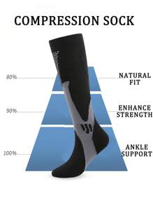 1 双 Copper Wellow 压缩袜 女士 男士 15-20 毫米汞柱 及膝孕妇护士孕妇可爱运动金色贴合骑行成人支撑袜循环长款女士