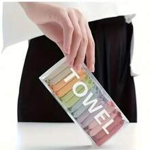 14 piezas/Set toallas comprimidas desechables, toallas de cara engrosadas para viajes, campamento al aire libre, toalla de baño portátil, artículos de campamento, esenciales de viaje