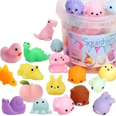 Fidget Toys,Juguete Sensorial para Aliviar el Estrés y Ansiedad,Regalo  para Niños y Adultos,para Cumpleaños,Fiesta,Acción de Gracias,Víspera de Todos los Santos,Premios de Clase(24 Piezas)