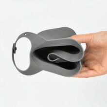 Heart Shaped Washing Basket For Straining Food And Liquid Residue, Kitchen Drain Basket With Hook - Grey - View 5