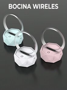 Bocina LED RGB con Sonido Envolvente - Rosa - Ver 2