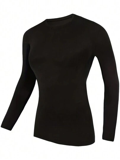 純色圓領運動t卹基本款