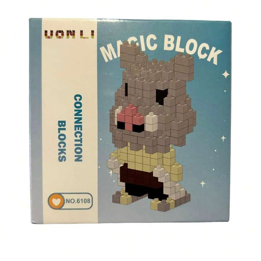 Assembled Small Particle Building Blocks - Multicolor - View 1