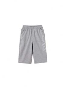 Annil Tween Boy Summer Casual Loose Bumbac Capris