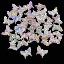 20 pcs/lot Small Butterfly Shape Beads Multi Gradient Color Acrylic Beads For Jewelry Making Handmade DIY Accessories - Multicolor - View 8