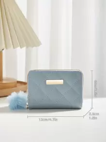 女士手提包 女士零钱包 钱包 钱包 小钱包 - 藍色 - 查看 6