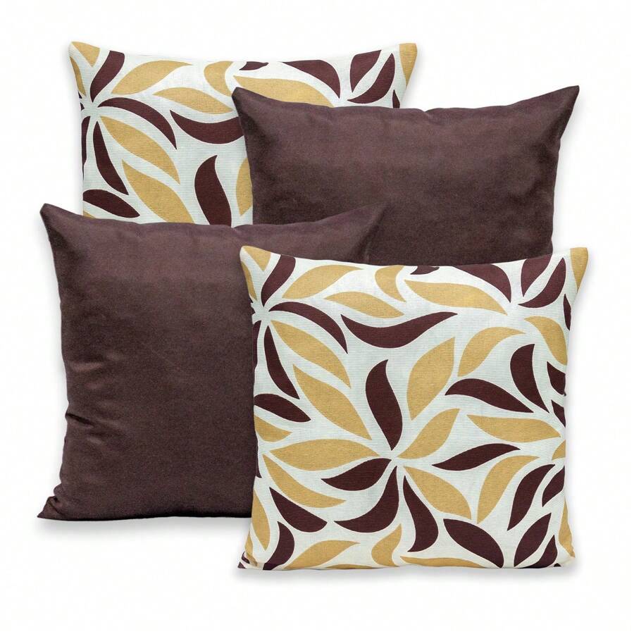 Cushion Cover - 阿拉伯式花紋 卡其色/棕色 - 查看 1