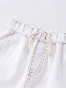 Annil Boys' Summer Cotton Loose Casual Capris