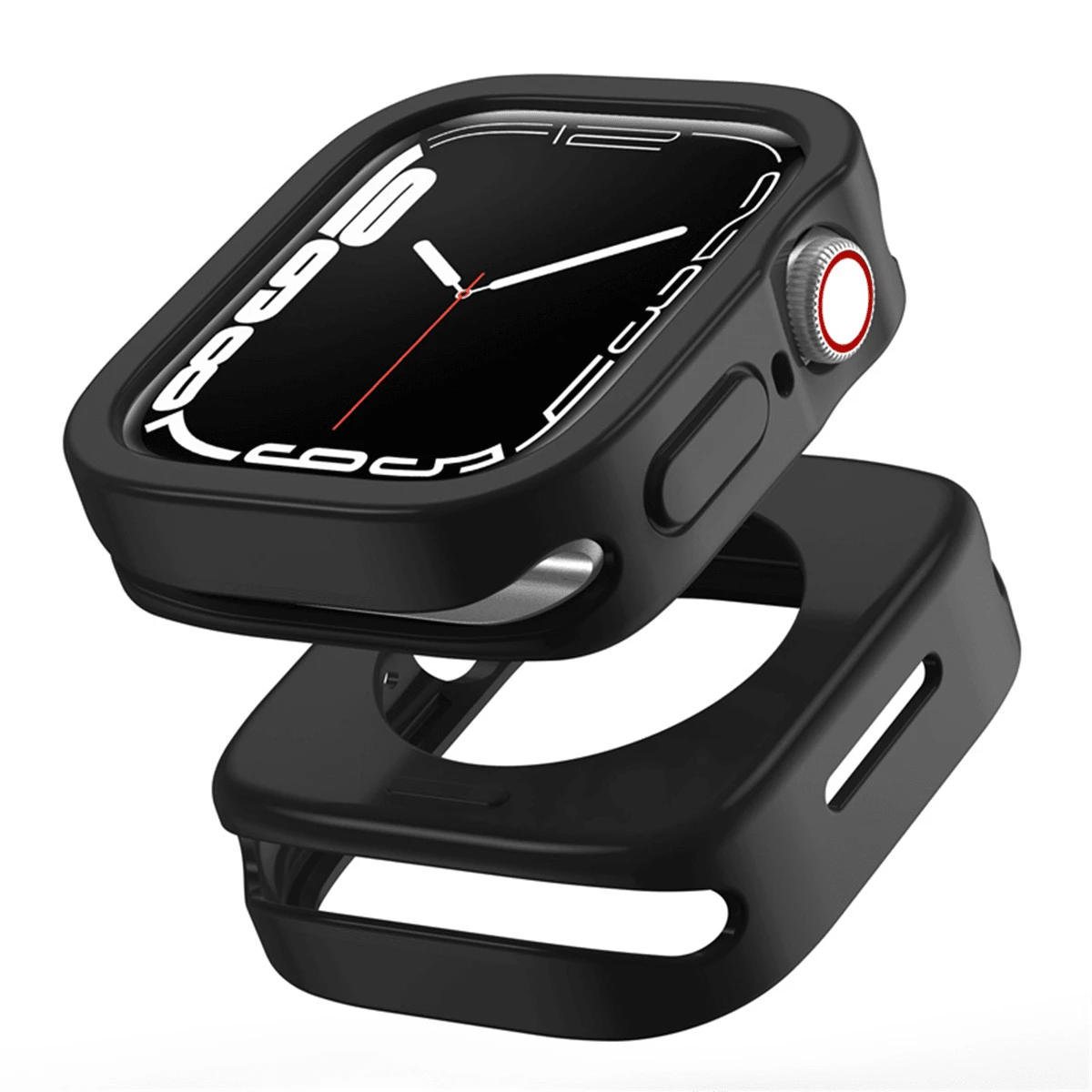 Straight Edge Cover Compatible With Apple Watch Ultra Case 45mm 41mm
