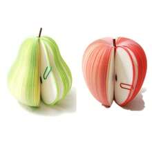 10pcs/set Fruit Shaped Sticky Notes (10 Different Designs) - Multicolor - View 2