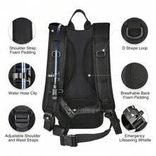 BRIGHTIFY 3L Hydration Backpack, Water Backpack With TPU Water Bladder, Hydration Pack For Men Women, Perfect Water Backpack For Hiking, Biking, And Hunting
