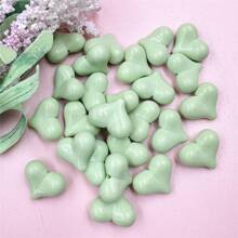 20顆瑪卡龍亞克力心形散珠16.5x21mm,diy手工手鍊鑰匙扣珠寶配件 - 16.5*21毫米 - 查看 6