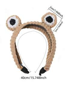 1 件青蛙形髮帶適合女士和女孩日常佩戴頭飾裝飾配件