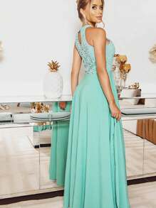 Women Dresses - Màu xanh Bạc hà - Xem 2