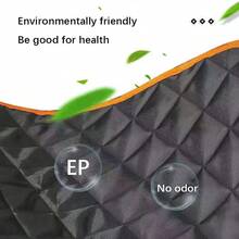 1 Pieza Tapete Para Mascotas Plegable Y Resistente Al Agua Para Asiento Trasero De Coche - Negro - Ver 3