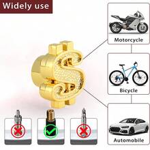 4/8 件輪胎氣門嘴蓋,帶有 O 型橡膠密封件的氣門嘴蓋,汽車、suv、自行車和自行車、卡車、摩托車、氣密密封防塵通用閥桿蓋