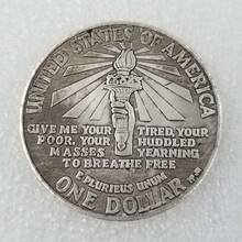 1 Pieza Moneda Decorativa Para El Hogar: ¡una Idea De Regalo Única Para Manualidades! - Plateado - Ver 4