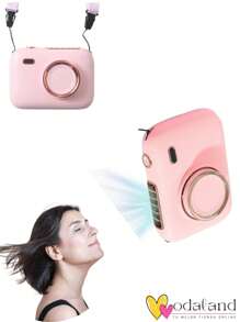 Portable USB Rechargeable Handheld Fan In The Shape Of A Camera - Multicolor - View 3