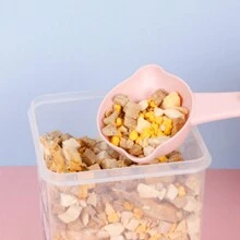 1入組檸檬造型寵物小食品勺及貓砂鏟