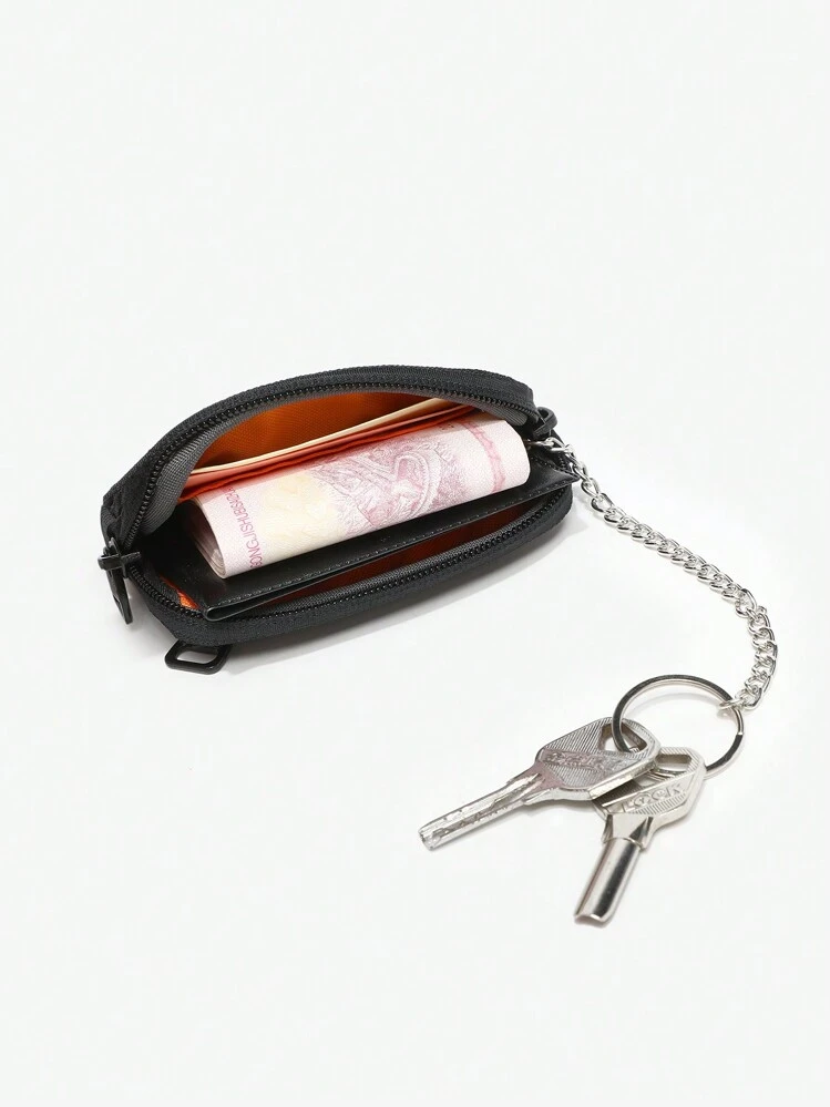 Mini Portamonete Portachiavi Con Perline E Cerniera Per Ragazze: Portafoglio Da Polso Piccolo, Accessorio Carino Per Borsa E Zaino - 4