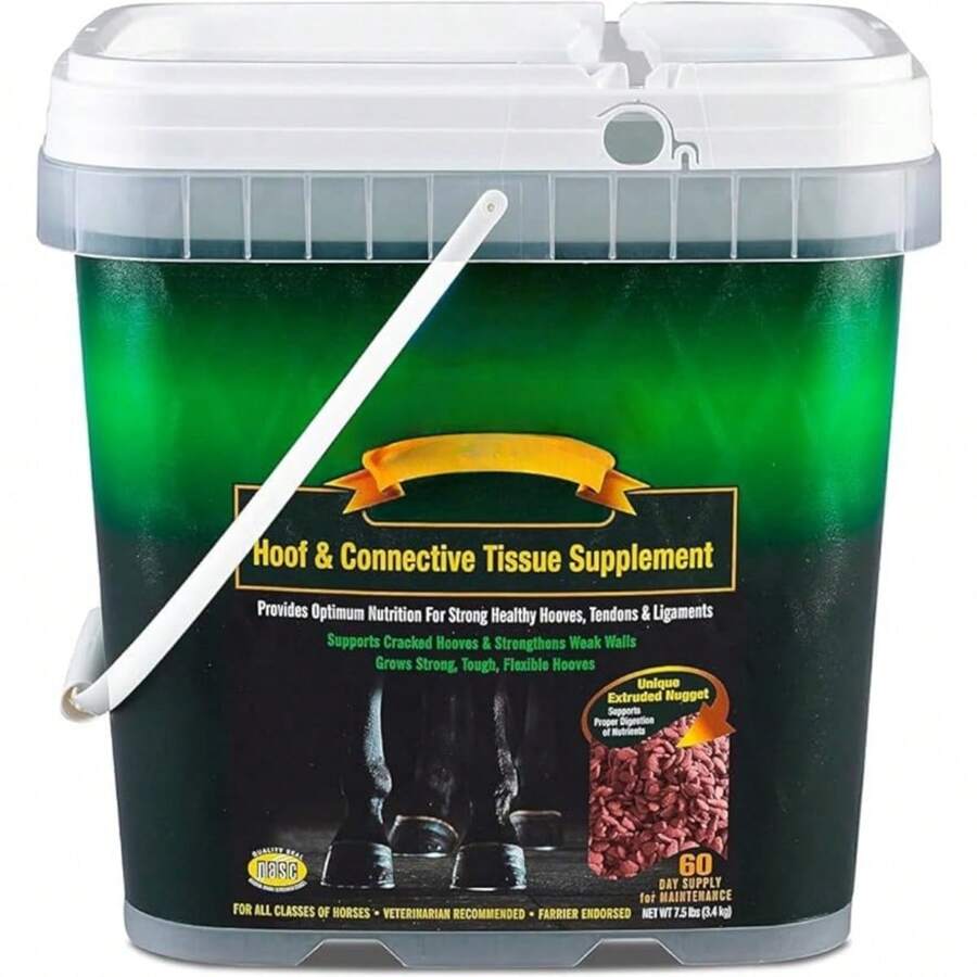 AmoMb Extra Strength Hoof Supplements & Connective Tissue Supplement, Promotes Strong, Hooves