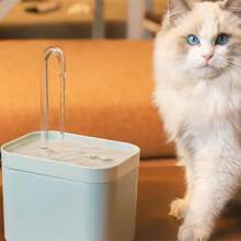 Fuente de Agua para Gatos,1.5 L Bebedero para Gatos Automático,Ultra Silencioso,3 Modos Ajustables,con 3 Filtros de Repuesto,para Gatos y Perros - Verde - Ver 6