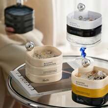 1pc Multi-Layer Rotatable Jewelry Storage Box For Earrings, Rings, Necklaces, Jewelry - Rotatable storage box - View 2