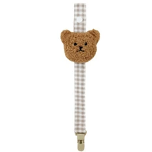 1 pieza Clip de chupete para recién nacido - Soporte de cadena de chupete para bebé - Correa de juguete de dentición - Cuerda anti-caída - No incluye chupete - Multicolor - Ver 8