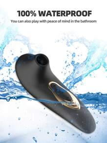 Vibrador con succión estimulador del clítoris, juguete sexual para adultos mujeres con masajeador de succión del clítoris, negro. Succionador del clítoris para mujer, juguete sexual oral y erótico de succión. Vibrador con succión del clítoris con 10 modos de vibración para la sexualidad de la mujer. Mini vibrador, producto sexual para adultos, para mujeres.